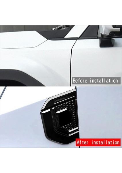 Toyota Prado LC250 2024 Araç Için Araç Sade Çalıştırma Hava Outlet Kapak Döşeme Geri Dış Aksesuarlar Parlak Siyah (Yurt Dışından) indirimleri