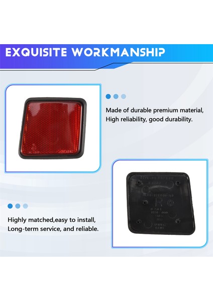 Araba Sağ Arka Tampon Reflektörü Ford Escape Kuga Maverick 2005 2006 2007 Için 5L8Z17808AA (Yurt Dışından) fiyatları