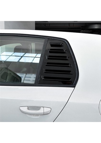 Araba Parlak Siyah Arka Pencereler Üçlü Kangene Kapak Çıkartmaları Vw Golf 6 Mk6 2008-2012 Araba Stil Kapağı (Yurt Dışından) modelleri