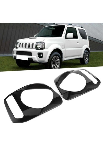 Araba Ön Far Kapağı Far Trim Dekoru Suzuki Jimny Için Uygun 2007-2017 Hafif Kapak Trim SI-AT26198 (Yurt Dışından) indirimleri