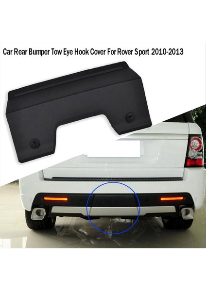 Araba Arka Tampon Çekme Key Hook Kapak Arka Çekme Kanca Kapak Aksesuarları LR015132 Land Rover Range Rover 2010-2013 (Yurt Dışından) modelleri