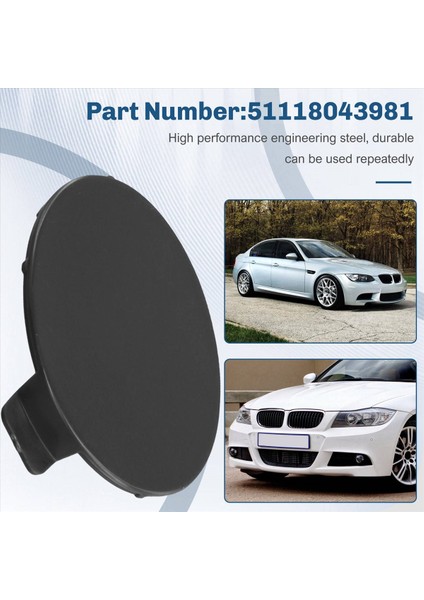Bmw M3 Serisi E90 Sedan E92 Coupe E93 Convertible 2005-2013 1 Pcs Için Ön Tampon Römork Kapağı 51118043981 (Yurt Dışından) modelleri