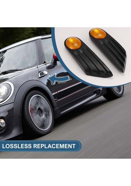 Araba Çamurluk Göstergesi Işık Kapağı 63132751503 63132751504 Mini Cooper Için R56 R57 2007-2013 Yan Işaretçi Sinyal Paneli (Yurt Dışından) indirimleri