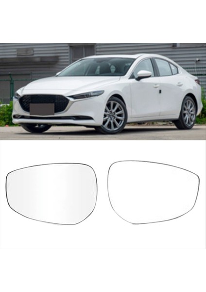Araba Kapısı Kanadı Arka Görünüm Aynaları Yansıtıcı Lens Dikiz Aynası Lens Lensleri Mazda Için Cam 3 2019-2023 Araç Aksesuarları (Yurt Dışından) fiyatları
