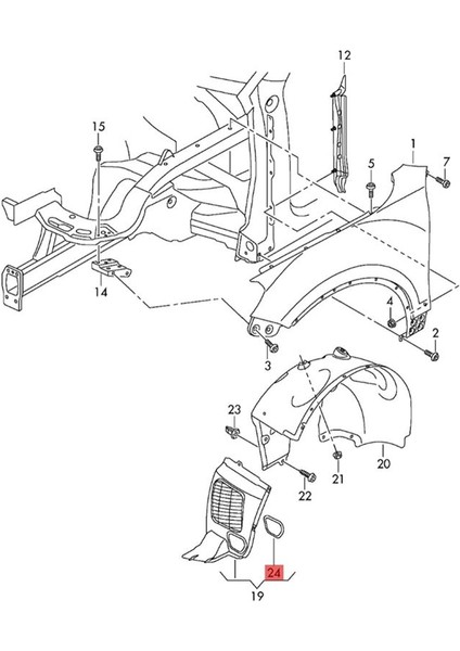 1paır Araş Çamurluk Liner Uzatma Kapak Kapağı 7P6805413 7P6805414 Vw Touareg Için 2011-2017 Bonnet Ön Sol Rright (Yurt Dışından)