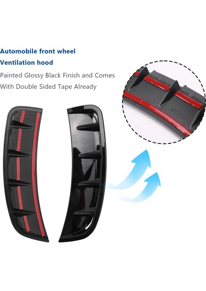 Siyah Ön Tekerlek Tarafı Hava Vent Kanalları Mercedes-Benz A-Serisi W177 A200 A220 A220 A35 Amg 2019 2020 Için Dekorasyon Dekorasyonu (Yurt Dışından) indirimleri