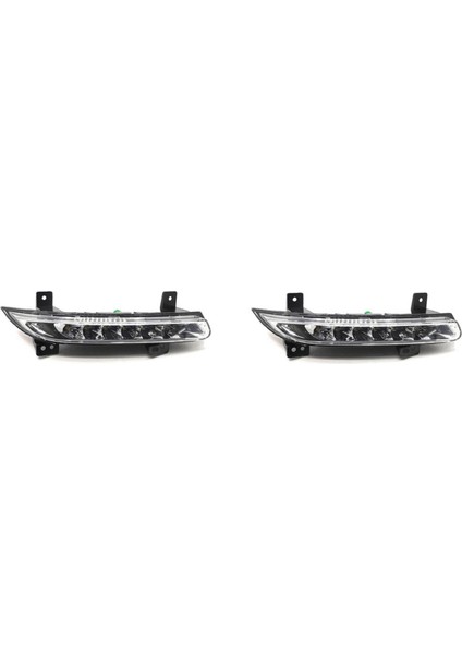 2x 266057986 Renault Fluence Için Ön LED Drl Sis Işığı 2014+ Otomatik Sürüş Lambası Gündüz Çalışan Işık Tampon Lambası (Yurt Dışından)