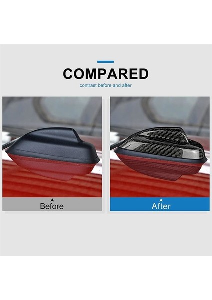 Mini Cooper Için Kuru Karbon Fiber F55 F56 2013-2020 Aksesuarlar Araba Çatı Köpekbalığı Fin Anten Sinyal Atışları Kapak Çıkartma (Yurt Dışından) modelleri