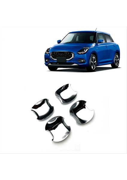 Araba Kapı Tığ Kolu Kapağı Trim Koruyucu Kapak Çıkartması Suzuki Swift Zc Zd 2024 Aksesuarlar Chrome (Yurt Dışından) fırsatları