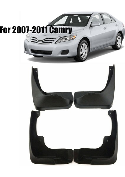 2007-2011 Için Sıçrama Gardiyanları Toyota Camry 4pcs Ön Arka Çamur Kanatları Çamurluklar Çamurluk Araba Aksesuarları (Yurt Dışından) fiyatları