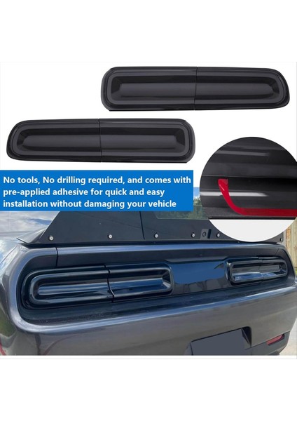 Dodge Challenger 2015-2024 Için Challenger Tail Işık Kapakları (Yurt Dışından) fırsatları