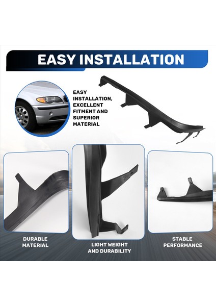Araç Ön Far Kapağı Şerit Seti Trim Trim Far Sızdırmazlık Strip Conta Bmw E46 4 Kapı 325I 2002-2005 63126921859 63126921860 (Yurt Dışından) indirimleri