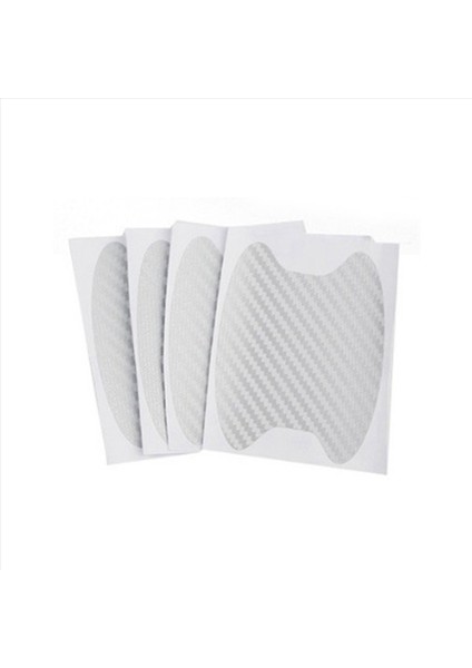 8 Adet Kapı Kolu Çıkartmaları Karbon Fiber Çizik Dirençli Kapı Bardağı Korumaları Çoğu Araba Kulpuna Uyar 6 8x8 5cm Gümüş (Yurt Dışından) fiyatları