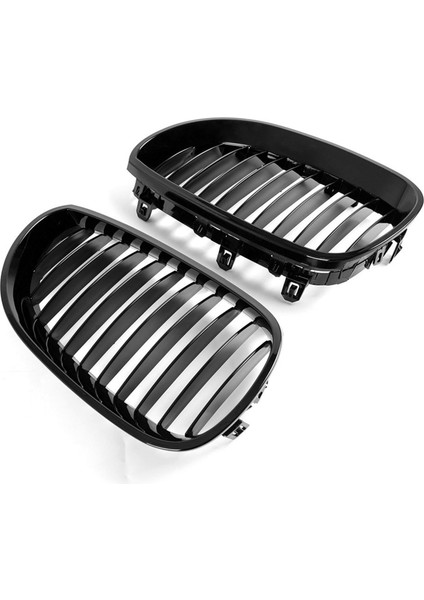 4x E60 Izgara Ön Böbrek Spor Bmw E60 E61 M5 525I 525XI 528I 528XI 530I 2003-2009 (Parlak Siyah) (Yurt Dışından) indirimleri