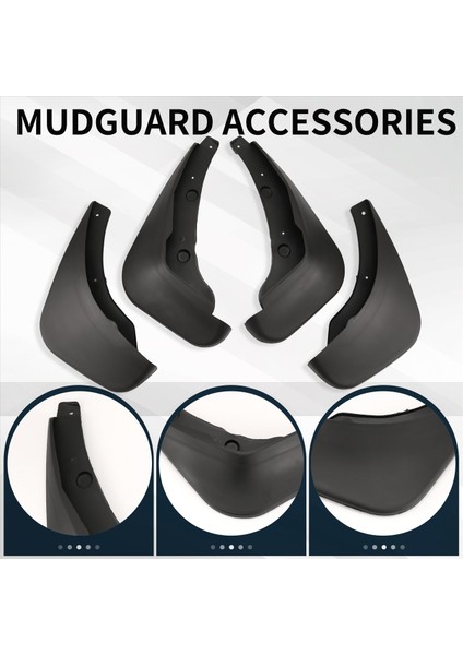 4pcs Mazda 2 Için Mudflap 2 Hatchback 2007-2012 Çamurluk Çamur Flaps Guard Splash Flep Mudguard Aksesuarları (Yurt Dışından) fırsatları
