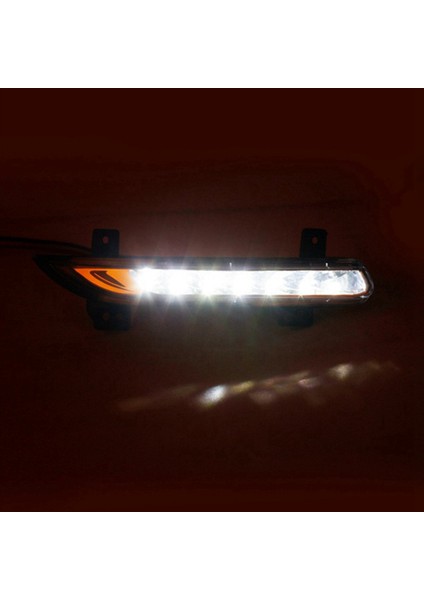 2x Araba Ön LED LED Drl Sis Işığı Renault Fluence 2014+ Otomatik Sürüş Lambası Gündüz Çalışan Işık Tampon Lambası (Yurt Dışından) indirimleri