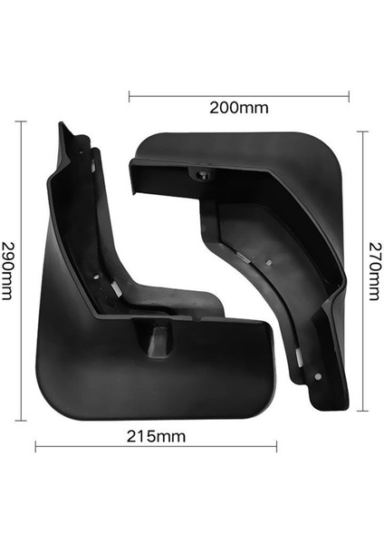 Byd Song Için Araba Çamur Fleps Plus 2020 2021 Çamurluklar Splash Shield Muhafızlar Çamurluk Çamurlu Dekoratif Aksesuarlar 4pcs (Yurt Dışından) fırsatları