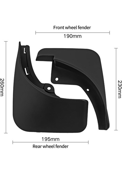Dongfeng Aeolus Için Araba Çamurlukları X1 Ex1 Fender Çamur Koruma Flep Splash Flaps Çamur Varlık Aksesuarları (Yurt Dışından) indirimleri
