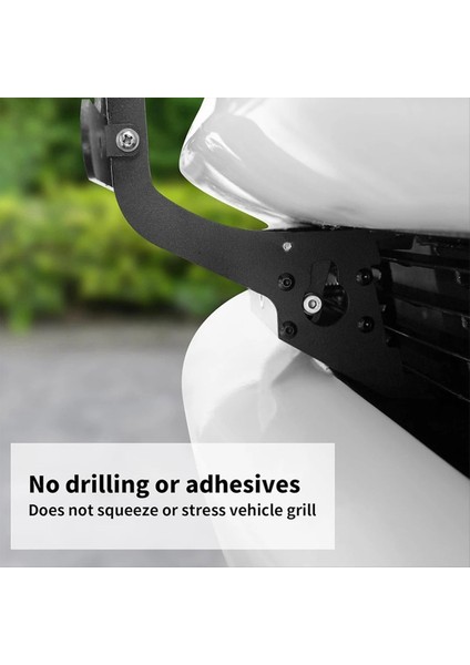 Tesla Model 3 Highland Için Hırsızlık Ön Plaka Çerçevesi Yapıştırıcılar Yok Matkap Plakası Braketi Yok (Yurt Dışından) fiyatları