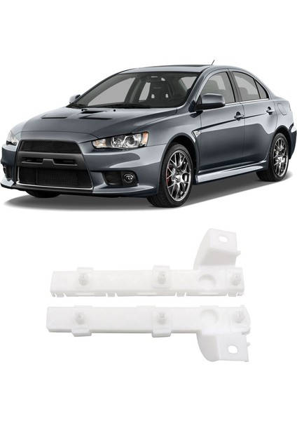Evo 2008-2017 6400F549 6400F550 Hariç Mitsubishi Lancer Için Ön Sağ ve Sol Tampon Braketi (Yurt Dışından) modelleri