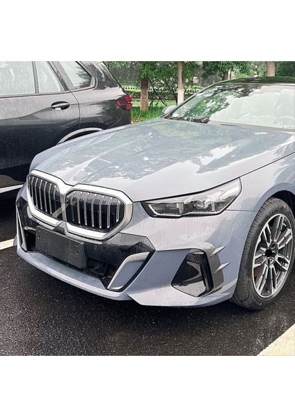 Bmw 5 Serisi I5 G60 G61 2024+ M Spor Sis Fabrikaları Dekoratif Kapak Karbon Fiber Için Araba Ön Tampon Ayırıcı Spoyler (Yurt Dışından) indirimleri
