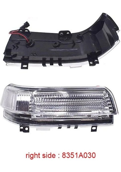 8351A029 8351A030 LED Çalışma Dönüş Sinyali Işık Yan Işaretleyici Işık Otomobil Mitsubishi Pajero V77 V93 V97 2006-2019 (Yurt Dışından) modelleri