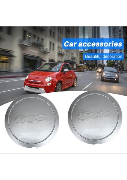 4pcs 133MM Fiat Için Hubcap 500 Tekerlekler Merkez Hub Kapakları 68078419AC 68078421AC Toz Kapağı (Yurt Dışından) fırsatları