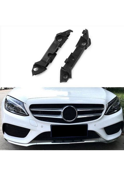 2paır Ön Tampon Montaj Ray Braketi 2058850821 2058850921 Mercedes Benz C Sınıfı W205 2014 (Yurt Dışından) fiyatları