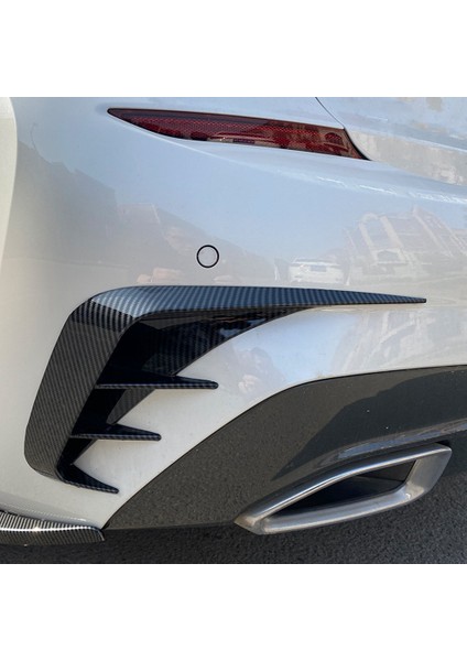 G20 Arka Tampon Dudak Yan Hava Hava Havalandırma Outlet Kapak Trim -Bmw 3 Serisi G20 M Sport 320I 325I 330I Karbon Fiber (Yurt Dışından) fırsatları