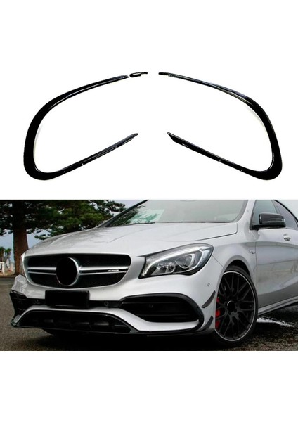 Araba Ön Tampon Yan Sisli Fark Ayırtıcı Spoiler Mercedes Benz Cla Sınıfı W117 C117 CLA45 CLA200 CLA220 Amg 2016-2018 (Yurt Dışından) indirimleri