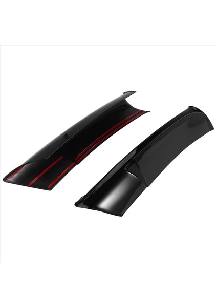 Bmw 3 Serisi E90 E91 E91 M-Tech 320I 330I 2005-2008 Ön Tampon Dudak Açısı Difüzör Ayırtıcı Spoiler Koruyucu Siyah (Yurt Dışından)