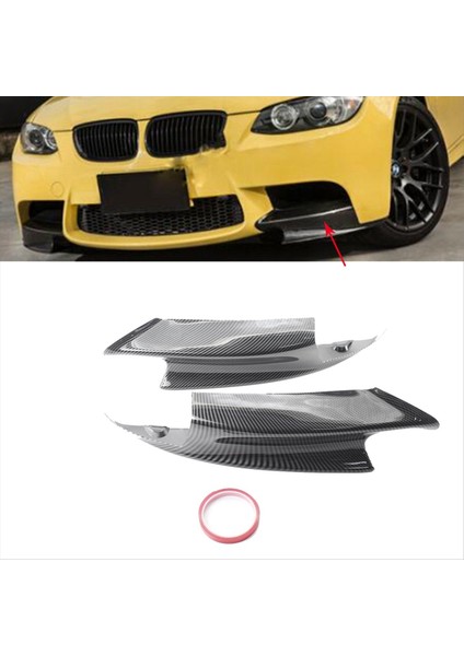 1paır Araç Ön Sol ve Sağ Alt Tampon Ayırıcı Bmw E90 E92 E93 M3 2006-2013 Ön Dudak Trim Koruyucu Koruma (Yurt Dışından) fırsatları