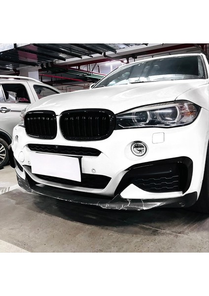 Araba Ön Tampon Ayırıcı Spoiler Trim Sis Fg Fog For Bmw X6 F16 2015-2019 M Spor Araba Dekorasyon Parçaları B (Yurt Dışından) modelleri