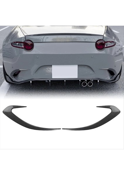 Arka Tampon Yan Hava Havalandırma Trims Mazda Mx-5 Miata Nd 2016-2025 Boot Spoiler Splitter Canard Karbon Fiber (Yurt Dışından) indirimleri