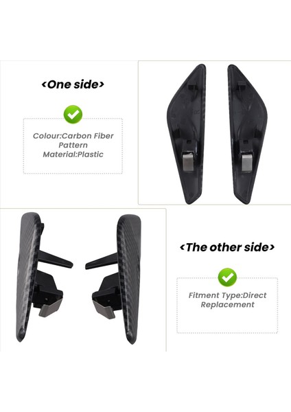 Bmw F25 F26 2013-2017 Için Ön Taraftaki Çamurluk Trim Bitirici 51117338569 51117338570 (Yurt Dışından) indirimleri