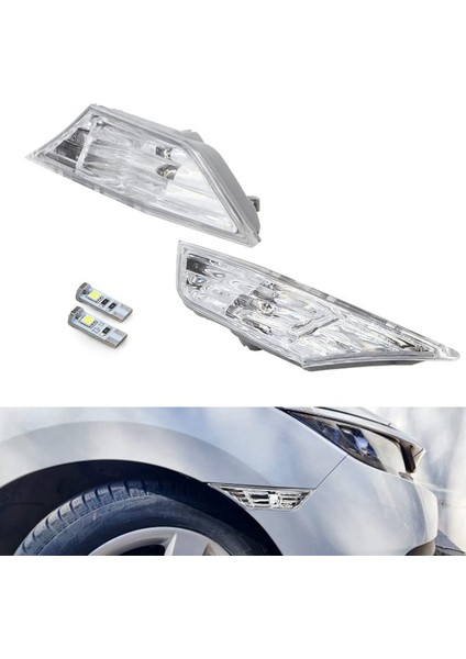 Honda Civic 2016 2017 2018 2018 Için T10 Ampulleri ile 2x Araba LED Yan Işaretli Dönüş Sinyal Lambası (Yurt Dışından) fırsatları