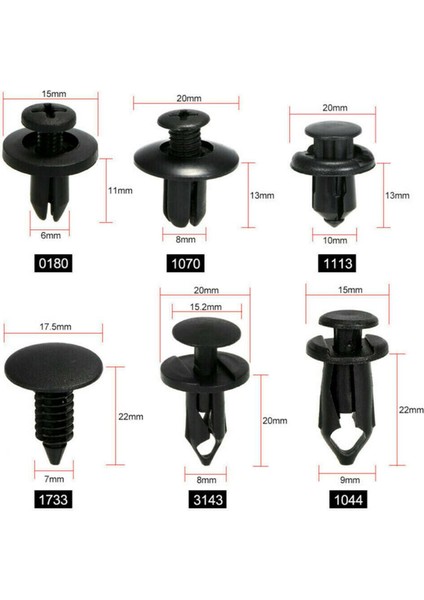 190 Pcs Araba Itme Pimi Perçin Trim Clips &amp 1x Buhar Tanister Taşıma Solenoid Valfı Mazda 6 626 Mpv Mx5 Rx-8 Protege (Yurt Dışından) modelleri