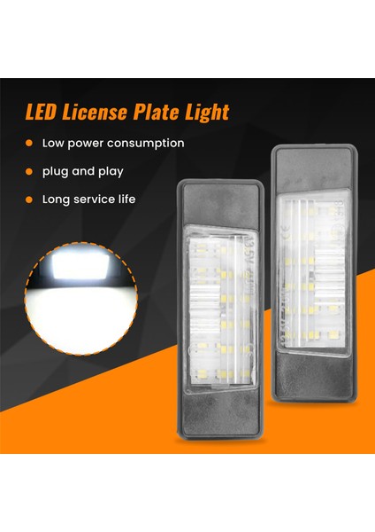 2pcs Araba Gövde Numarası Plaka Plakası Nissan Patfinder Için Işık Işığı R51 Versa Nismo Infiniti Q50 (Yurt Dışından) indirimleri