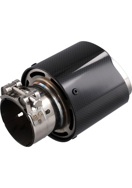 Araç Parlak Karbon Fiber Egzoz Ucu 60-101MM Evrensel Araba Egzoz Borusu Modifikasyonu Kuyruk Boğaz Klipsli Kuyruk Borusu (Yurt Dışından) modelleri