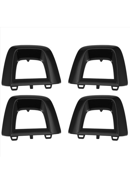 4pcs Siyah Ön Tampon Yan Spoiler Trim 2538856300 2538856400 2538856700 2538856800 Mercedes Için X253 C253 Glc 16-19 (Yurt Dışından)