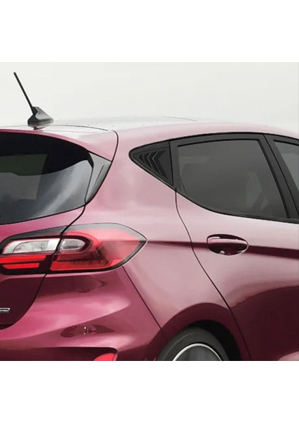 Araba Arka Üçgen Pencere Panjur Panjurları Panjurlar Ford Fiesta Mk8 2018+ Parlak Siyah Için Kapak Kaplama (Yurt Dışından) indirimleri
