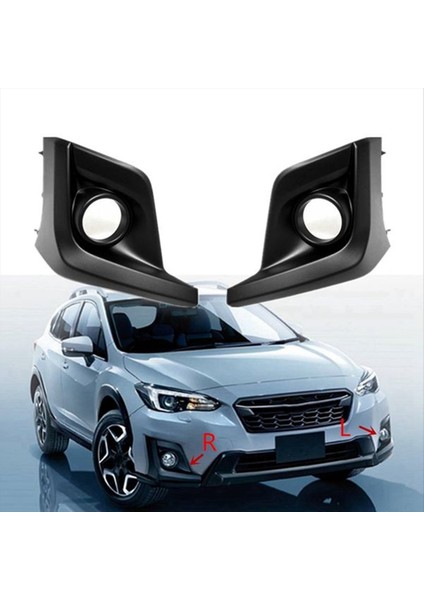 Araba Ön Tampon Sis Farkı Kapağı 57731FL092 57731FL082 Subaru Xv Crosstrek 2018-2020 Sis Lambası Çerçeve Trim Çerçeve (Yurt Dışından) indirimleri