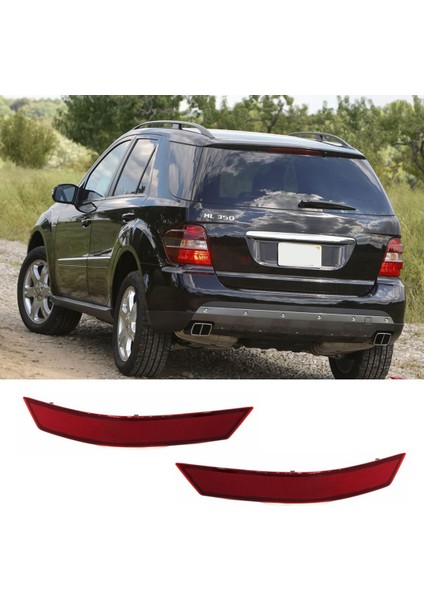 Arka Tampon Reflektör Işık Trim 1648200374 1648200674 Mercedes-Benz Için W164 ML350 ML550 ML63 Amg 2008-2010 ML320 ML450 (Yurt Dışından) fiyatları