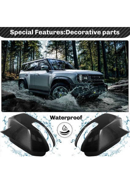 Araba Arka Görünüm Yan Ayna Kapağı Kiraz Jetour Traveler Için Araç Off-Road Trim Aksesuarları 2023 2024 Jetour T2 A (Yurt Dışından) modelleri