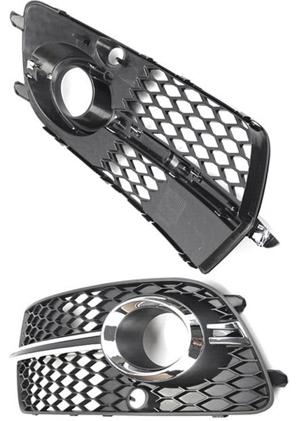 1 Çift Araba Ön Sis Izgarası Izgara Kapağı Audi Q5 S-Line 2013-2017 8R0807682N 8R0807681S (Yurt Dışından) fırsatları