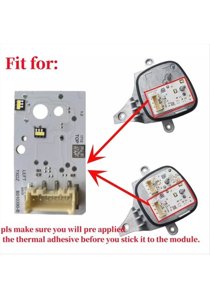 2pcs/infiniti Için Far LED Kartı QX30 Q30 2017-2019 Sürüm Işık Drl Dönüş Sinyal Kaynağı Çipi B010390-B L (Yurt Dışından) fiyatları