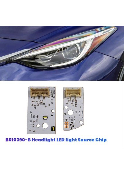 2pcs/infiniti Için Far LED Kartı QX30 Q30 2017-2019 Sürüm Işık Drl Dönüş Sinyal Kaynağı Çipi B010390-B L (Yurt Dışından) indirimleri