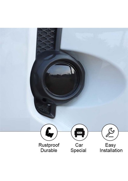 Toyota 4runner 2014-2023 Araba Ön Sis Işık Lamba Kapağı Dekorasyon Dekorasyon Çerçeve Aksesuarları Siyah Füme (Yurt Dışından) fiyatları