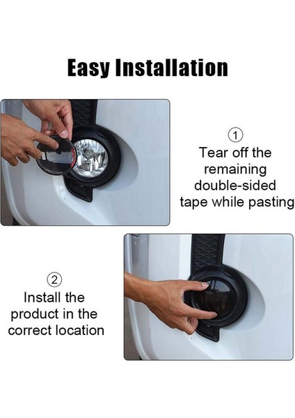 Toyota 4runner 2014-2023 Araba Ön Sis Işık Lamba Kapağı Dekorasyon Dekorasyon Çerçeve Aksesuarları Siyah Füme (Yurt Dışından) indirimleri