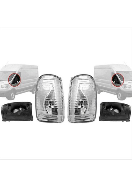 Araba Kanadı Ayna Göstergesi Lamba Turn Sinyal Işık Lens Kapağı Ford Transit Mk8 2014-2020 1847389 1847387 (Yurt Dışından) fiyatları